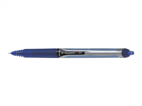Ручка-роллер "Hi-Tecpoint V5 RT" синяя 0.3мм