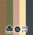 Склейка для пастели "Теплые цвета" 5 цв. 160г/м2 А3 15л