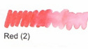 Маркер-кисть двусторонняя "Le Plume II", кисть и ручка 0,5мм, красны