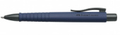 Ручка шариковая автоматическая "Poly Ball Urban XB", синяя, 1,4мм, темно-синий корпус
