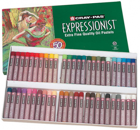 Масляная пастель Cray-Pas в наборе для начинающих, 50цветов