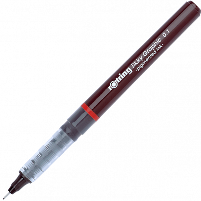 Ручка капиллярная "Tikky Grafic" чёрная 0.1мм