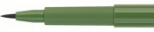 Ручка капиллярная Рitt Pen brush, перманентный зелено-оливковый sela25