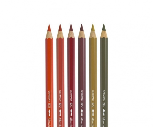 Набор акварельных карандашей Faber-Castell "Durer" осенние оттенки, 6шт