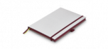 Записная книжка Лами, твердый переплет, формат А6, пурпурный цвет, 192стр, 90г/м2