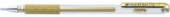 Ручка гелевая "Hybrid roller" золотая 0.8мм