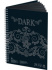Блокнот для эскизов А4 30 л., 160 г/м2, черная тонированная бумага, гребень, "DARK"