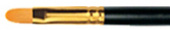 Кисть синтетика овальная длинная ручка "1337" №12 для масла, акрила, гуаши, темперы sela25