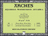 Блок для акварели "Arches" 185г/м2 31x41см 20л Grain fin склейка