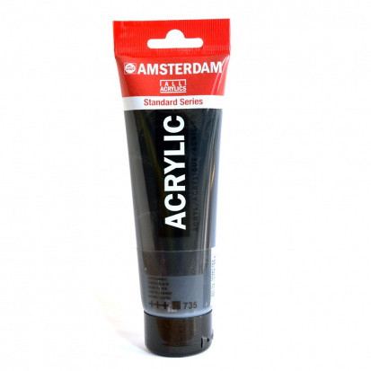Акрил Amsterdam, 20мл, №735 Оксид черный