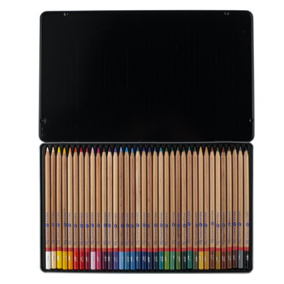 Набор цветных карандашей "Мастер класс", 36 цветов, в жестяном пенале