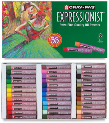 Масляная пастель Cray-Pas в наборе для начинающих, 36цветов