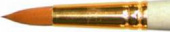 Кисть синтетика круглая длинная ручка "1312" №10 для масла, акрила, гуаши, темперы