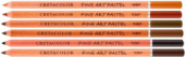Набор пастельных карандашей "Fine Art Pastel" земляные, 6 шт
