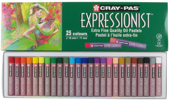 Масляная пастель Cray-Pas в наборе для начинающих, 25цветов