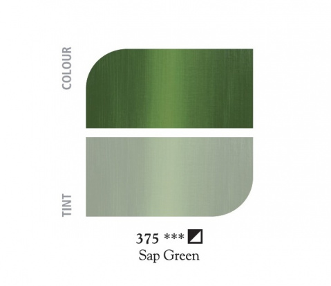 Масляная краска Daler Rowney "Georgian", Зеленый травяной, 75мл