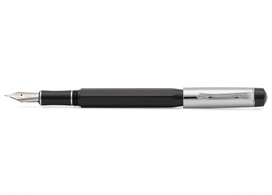 Перьевая ручка "Elite", хром, F 0,7 мм