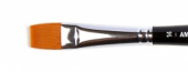 Кисть для акрила"Amsterdam 342S" синтетика мягкая плоская укороченная, ручка короткая №14