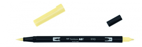 Маркер-кисть "Abt Dual Brush Pen" 990 светлый песок
