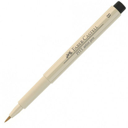 Ручка капиллярная Рitt Pen brush, теплый серый sela25