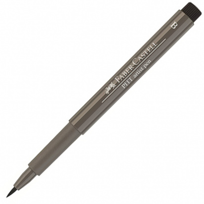 Ручка капиллярная Рitt Pen brush, теплый серый №4  sela