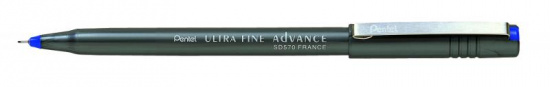 Капиллярная ручка Ultra Fine Advance синие чернила, 0.6 мм