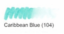 Маркер-кисть двусторонняя "Le Plume II", кисть и ручка 0,5мм, голубые карибы sela25