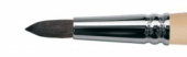 Кисть белка круглая с наполненной вершинкой, длинная ручка "1452" №10 sela