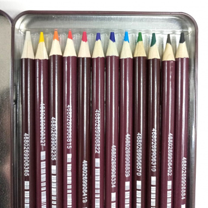 Набор цветных карандашей "Fine" 12 цв в металле