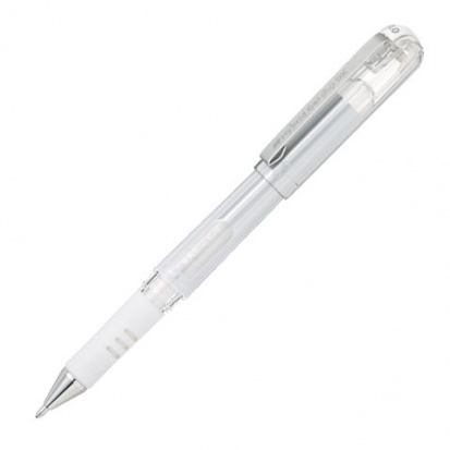 Ручка гелевая "Hybrid Gel Grip DX" белая 1.0мм