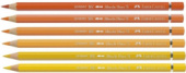 Набор акварельных карандашей Faber-Castell "Durer" солнечные оттенки, 6шт