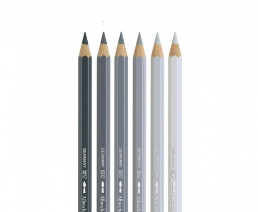 Набор акварельных карандашей Faber-Castell "Durer" холодные серые, 6шт