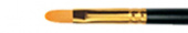 Кисть синтетика овальная длинная ручка "1337" №7 для масла, акрила, гуаши, темперы sela25