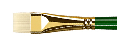 Кисть художественная "Пейзаж", щетина, плоская, длинная ручка №12 sela Кисть художественная "Пейзаж", щетина, плоская, длинная ручка №12 sela