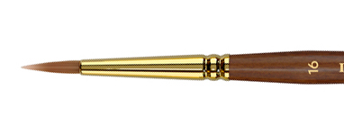 Кисть художественная "Классика", колонок, круглая, №16 Кисть художественная "Классика", колонок, круглая, №16