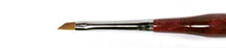 Кисть имит.колонка наклонная короткая ручка "dS63R" №2 для дизайна ногтей