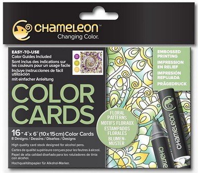 Раскраска-склейка Chameleon Floral Patterns/Цветочные узоры