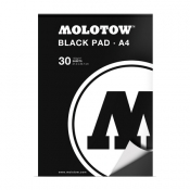 Альбом A4 Black Pad, A4, черные листы, 150г/м2, 30л