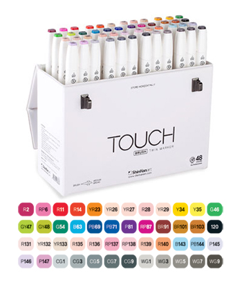 Набор Touch Twin Brush, 48 цветов