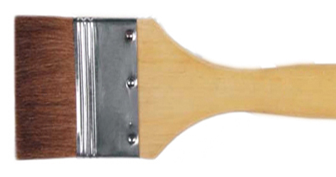 Кисть пони флейц короткая ручка №75 Кисть пони флейц короткая ручка №75