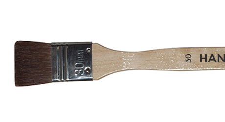 Кисть пони флейц короткая ручка №30 Кисть пони флейц короткая ручка №30