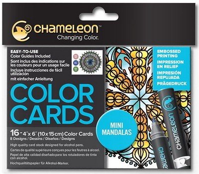 Раскраска-склейка Chameleon Mini Mandalas/ Мини-Мандалы