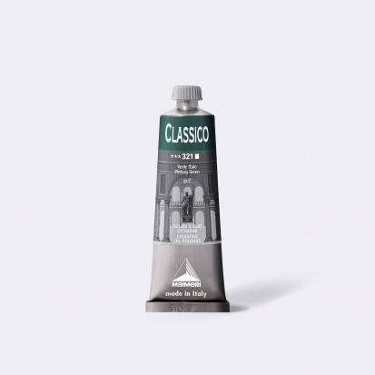 Масляная краска "Classico" зеленый фталоцианин 60 ml