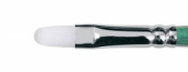 Кисть жемчужная синтетика, овальная, длинная ручка "1P3G" №12, для масла, акрила, гуаши, темперы