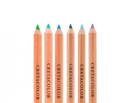 Набор пастельных карандашей "Fine Art Pastel" лагуна, 6 шт