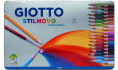Giotto Stilnovo Metallo 36 Цветные акварельные деревянные карандаши, 36 шт. в мет. коробке