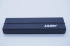 Ручка шариковая Лами 206 "Logo", Матовая сталь, M16, синий стержень, толщина линии 1мм