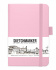 Блокнот для зарисовок Sketchmarker 140г/кв.м 9*14см 80л твердая обложка Розовый