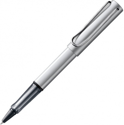 Чернильный роллер 325 "Al-star", Серебристый, M63Ч, черный стержень