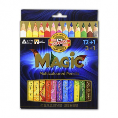 Набор цветных карандашей "Magic" 12+1 цв.